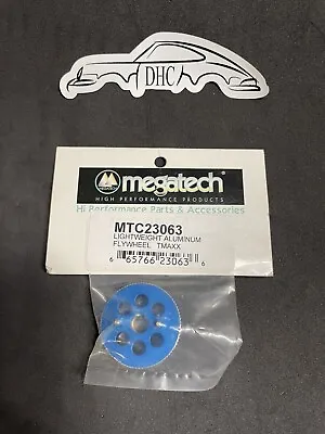 Megatech Vintage RC Car Part # MTC23063 Blue Alum. Lightweight Flywheel T-Maxx • $17.99