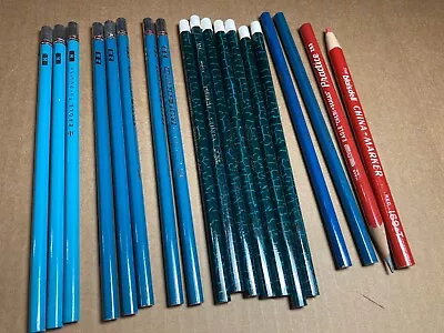 19 Vintage Drawing Pencils - Eagle Turquoise - Venus - Eagle Chemi Sealed • $6