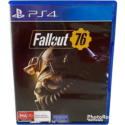 Fallout 76 PS4 PlayStation 4 Game Nuclear Wasteland Reg 4 PAL • $16.19