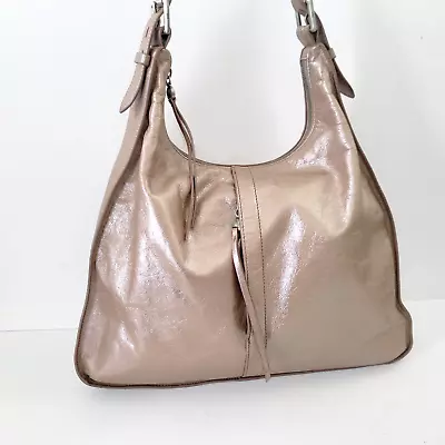 Hobo International Marley Metallic Gold Leather Shoulder Bag • $99