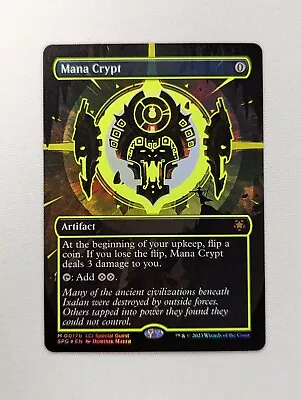 MTG Mana Crypt (0017b) (Borderless) - Special Guests • $200