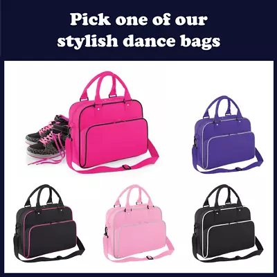 £13.95 • Buy Personalised Dance Bag Kids Girls Gymnastics Children's Glitter Ballet School