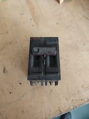 Wadsworth 100 Amp 2 Pole Type C Circuit Breaker Main 120/240VAC 100A *CHIPPED • $34.99