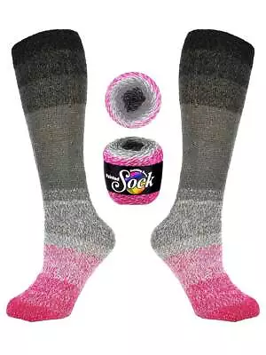 CLEARANCE: KFI Collection Painted Sock Yarn Set - Pair Of Adult Socks • $13.95