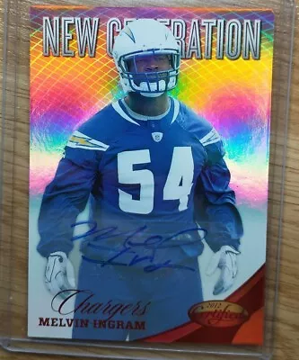 2012 Certified Melvin Ingram New Generation Rookie Auto Chiefs Chargers /250 • $8.95