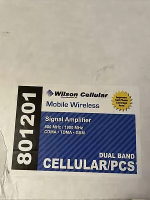 Wilson Electronics Wireless Dual-Band SOHO Cellular/PCS Amplifier 801201 • $145