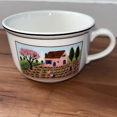 VILLEROY BOCH Mugs NAIF Design Cup Farm Scene Depuis 1748 Porcelain 6 Oz • $10