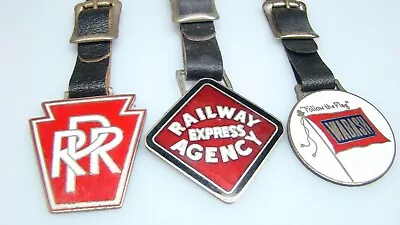 Vintage RR Fobs Railway Express Agency Wabash RDR Fob Lot #15 • $50