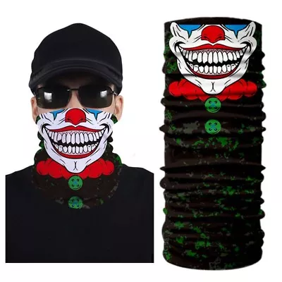 Skull Face Mask UV Sun Bandanas Neck Gaiter Headwear Magic Scarf Headband Mask • $1.95