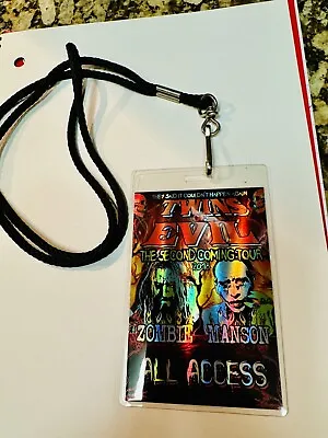 Rob Zombie Marilyn Manson All Access Pass Laminate Twins Of Evil  • $149.99