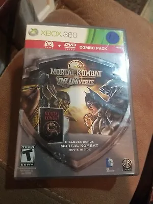 $16.90 • Buy Mortal Kombat VS DC Universe (Xbox 360 Game, DVD Movie Combo Pack) CIB Complete