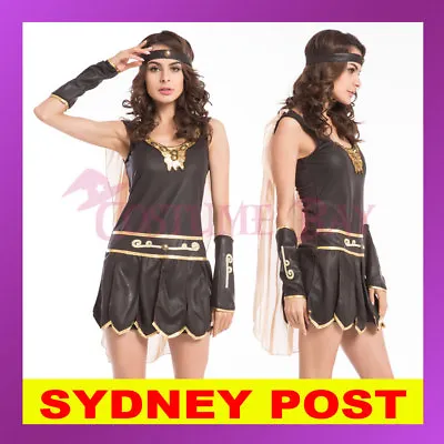Ladies Xena Gladiator Warrior Princess Roman Greek Spartan Fancy Dress Costume • $39.95