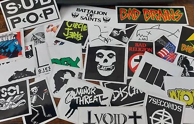 Punk & Hardcore Guitar / Case / Skateboard / Vinyl Stickers • £1.50
