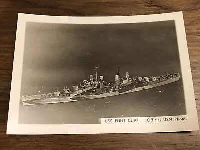 Vintage Official USN Photo - USS FLINT CL-97 • $6