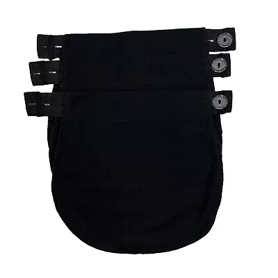 ACCMOR Maternity Waistband Support Pants Belt Extender Pregnancy Waist Black 3pc • $9