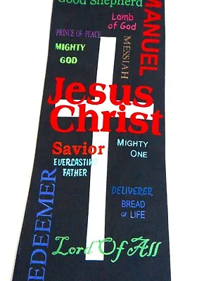 $9.98 • Buy New Religious Jesus Christ Cross Lord God Necktie Neck Tie Steven Harris Sleeved