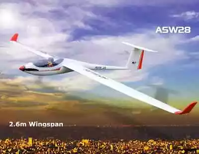 Volantex ASW28 ASW-28 V2 Sloping 2540mm Wingspan RC Sailplane Glider Plane PNP • $339.76