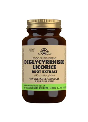 £12.82 • Buy Solgar Deglycyrrhised Licorice Root Extract - 60 Vegicaps