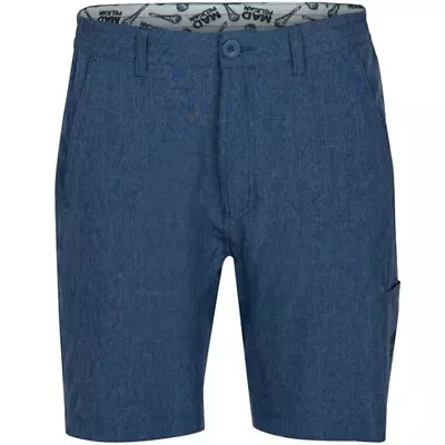 Mad Pelican Wish U Were Here Donnie's Walking Shorts 8’ Inseam Men Size 2XL Blue • $22.99