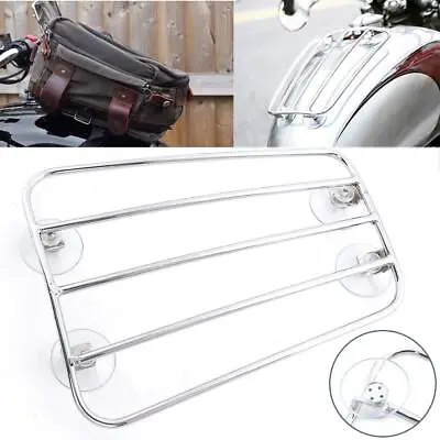 Universal Fuel Tank Luggage Rack Fit For Bonneville Harley Honda Scrambler • $37.49