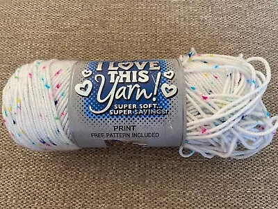 I Love This Cotton FRUIT SALAD #4 Worsted Yarn Skein Knitting Crochet 252 Yd NIP • $6.50