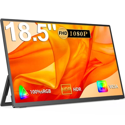 $322.99 • Buy 120Hz Gaming Monitor 1920x1080 18.5 Inch Monitor USB-C HDMI For PS Xbox Switch