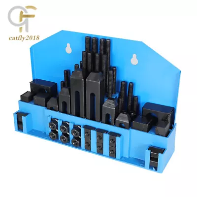 58 Pcs 1/2 T-Slot Clamping Kit Mill Machinist Set With 3/8-16 Studs • $57.50