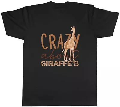 Crazy About Giraffes Mens Unisex T-Shirt Tee Gift • $11.09