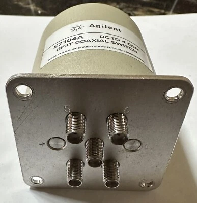 $45 • Buy Agilent / Keysight 87104A SP4T 4GHz Coaxial Switch