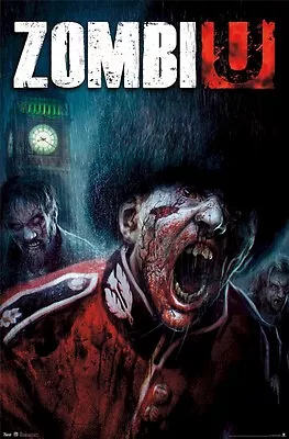 ZOMBIU POSTER ~ LONDON 22x34 Video Game Zombie Apocalypse U Wii • $11.63