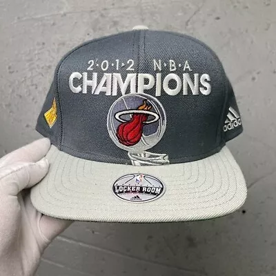 Miami Heat Basketball 2012 NBA Champions Adidas Snapback Hat • $20