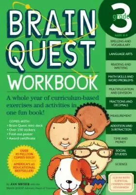 Brain Quest Workbook: Grade 3 - 9780761149163 Paperback Janet A Meyer • $3.97