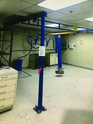 $5000 • Buy Gorbel Free Standing Overhead Crane 250 Lb Capacity Bag Lifting Vacuum System 