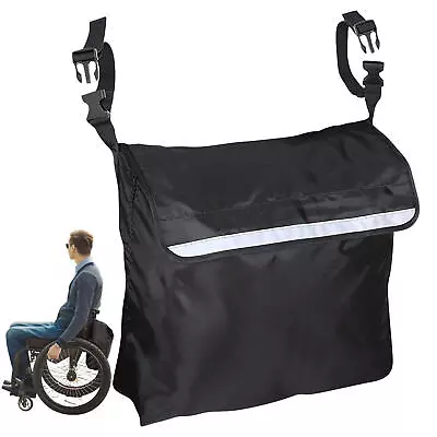 Wheelchair Back Bag Waterproof Wheel Chair Storage Pouch For Most Wheelchairs • $24.11