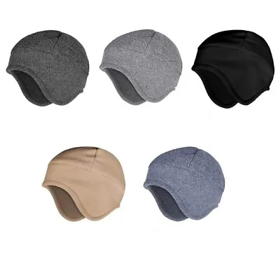 Men's Outdoor Beanie Hat With Earflaps Bomber Ears Covers Skull Cap Cycling Hat~ • $11.90