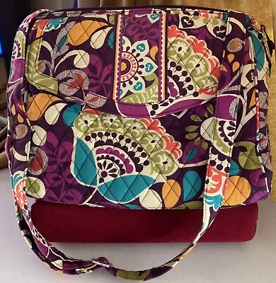 Unused Retired Vera Bradley Plum Crazy Tablet Hipster Purple Floral Retail $65+ • $13.49