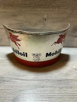 Mobiloil Mobil Motor Oil Quart Can Aluminum Metal Sleeve *not Complete* • $18.99