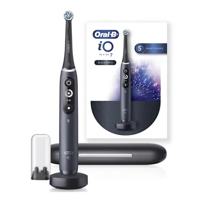 Oral-B IO 7 Series Rechargeable Toothbrush With Travel Case - Black • $265.99