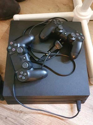 $290 • Buy Playstation 4 Pro Console (includes Controllers  And 2tb Hardrive)