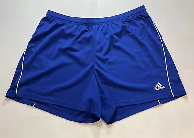 Adidas Shorts Mens Size XL Blue Athletic Running Jogging Track Gym Athleisure • $9.50