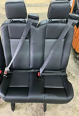 2015-2023 Ford Transit Van 2 Person Bench Seat BLACK VINYL 31  LH Side • $350