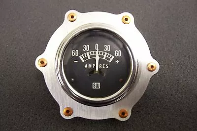 Gauge Aviator Bezel Bomber Dash Copper Rivet Panel Hot Rod Rat Aluminum 2 1/16  • $16