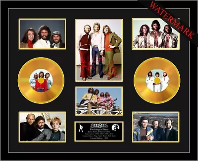 The Bee Gees How Deep Is Your Love Stayin' Alive Ltd Ed Of 100 Gold Mini Vinyl • $118.99