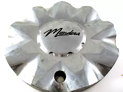 MONDERA  CHROME VERY USED CUSTOM WHEEL CENTER CAP    #jewel   (FOR 1 CAP) • $28.90