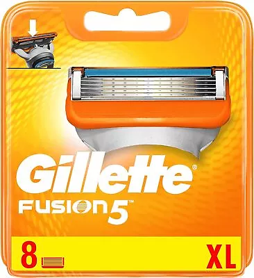 8X Gillette Fusion5 ProGlide ProShield Replacement Razor Blades Refills Genuine • £14.99