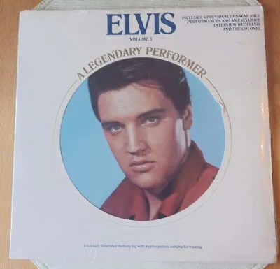 ELVIS PRESLEY Sealed Picture Disc Lp  A Legendary Performer Vol. 3  • $15