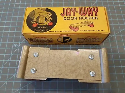 Vtg Jay-Way Door Holder - Regulates Ventilation - Fits Under Most Doors - GwE19 • $14.50