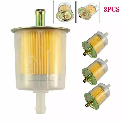 $8.18 • Buy 3x 5/16  Fuel Filter Industrial High Performance Universal Inline Gas Fuel Line