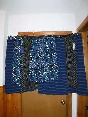£16.19 • Buy Pull On Soft Skirts Mix Brands,APT.9,Gap,Sonoma, XXL,XL,L,M,S,XS,Multi Color NWT