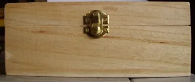 $30 • Buy Wood Wooden Keepsake Jewelry Memory Treasure Scrapbook Memento Stash Craft Box